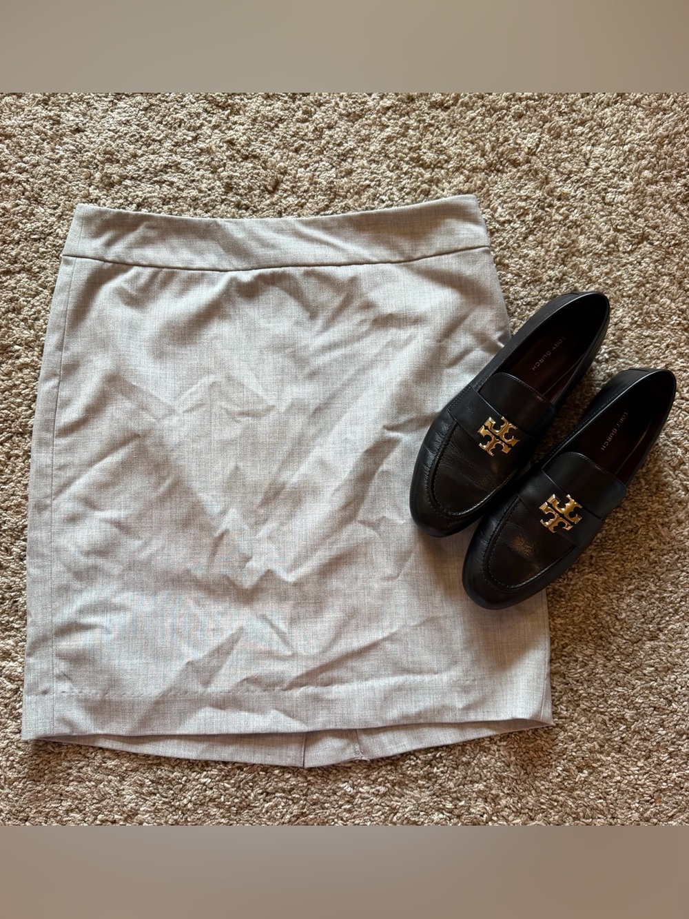 Gray Grey Professional Work Pencil Skirt Banana Republic